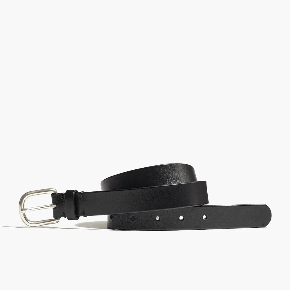 NWT JCrew Crewcuts Kids/Boys Classic Black Leather Belt Size Large